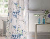 Portiere fabric ORIENTAL FLOWER - INDIGO Designers Guild Shanghai Garden Fabrics FDG2292/02 Contemporary / Modern
