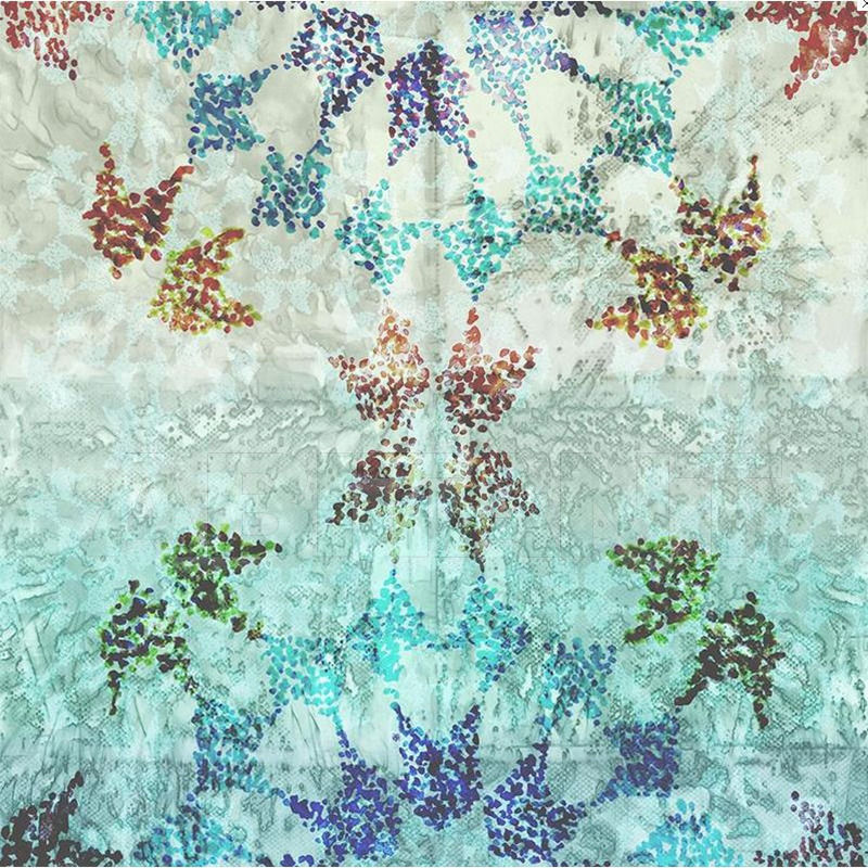 Buy Non-woven wallpaper POINTILLEUSE ROSACE Casamance Oxymore One 77226318