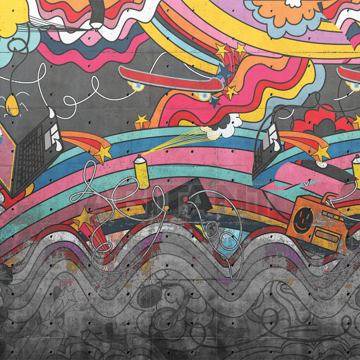 Buy Paper wallpaper AARON LondonArt - Grafika S.r.l.  KIDS 15B 15101 2