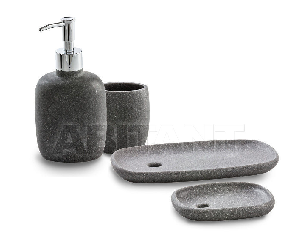 Buy Bath set ZEN CIPI’ Srl Accessori d'appoggio 47 + CP905/47 + CP908/47 + CP351/47  grigia