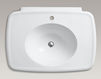 Wash basin with pedestal Bancroft K-2347-1-33 Light beige Wash basin with pedestal Bancroft Kohler 2015 K-2347-1-33 Classical / Historical