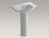 Wash basin with pedestal Veer Kohler 2015 K-5266-1-33 Contemporary / Modern