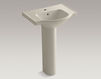 Wash basin with pedestal Veer Kohler 2015 K-5266-1-95 Contemporary / Modern