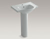 Wash basin with pedestal Veer Kohler 2015 K-5266-1-7 Contemporary / Modern