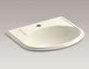Countertop wash basin Devonshire K-2279-1-0 white Countertop wash basin Devonshire Kohler 2015 K-2279-1-0 Contemporary / Modern