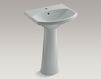 Wash basin with pedestal Cimarron K-2362-1-0 white Wash basin with pedestal Cimarron Kohler 2015 K-2362-1-0 Contemporary / Modern