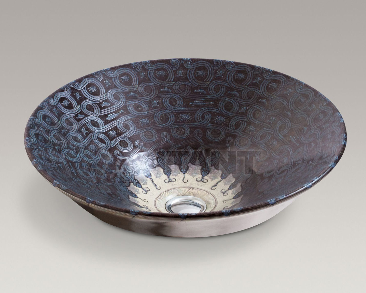 Countertop wash basin Serpentine Bronze K-14223-SP-G9 price on request Buy Countertop wash basin Serpentine Bronze Kohler 2015 K-14223-SP-G9