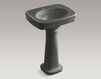 Wash basin with pedestal Bancroft Kohler 2015 K-2338-1-0 Contemporary / Modern