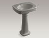Wash basin with pedestal Bancroft K-2338-1-95 Gray Wash basin with pedestal Bancroft Kohler 2015 K-2338-1-95 Contemporary / Modern