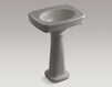 Wash basin with pedestal Bancroft Kohler 2015 K-2338-1-G9 Contemporary / Modern