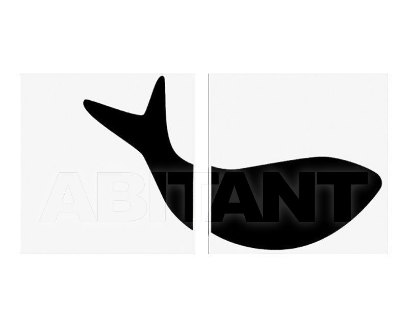 Buy Wall tile Ceramica Bardelli  DESIGN MEZZA Pesce