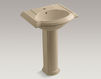 Wash basin with pedestal Devonshire K-2286-1-0 white Wash basin with pedestal Devonshire Kohler 2015 K-2286-1-0 Contemporary / Modern