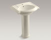 Wash basin with pedestal Devonshire Kohler 2015 K-2286-1-G9 Contemporary / Modern