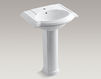 Wash basin with pedestal Devonshire K-2286-1-33 Light beige Wash basin with pedestal Devonshire Kohler 2015 K-2286-1-33 Contemporary / Modern