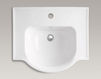 Wash basin with pedestal Veer K-5265-1-0 white Wash basin with pedestal Veer Kohler 2015 K-5265-1-0 Contemporary / Modern