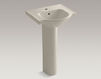 Wash basin with pedestal Veer Kohler 2015 K-5265-1-0 Contemporary / Modern