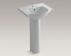 Wash basin with pedestal Veer Kohler 2015 K-5265-1-96 Contemporary / Modern