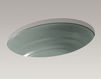 Built-in wash basin Garamond K-2832-KG turquoise Built-in wash basin Garamond Kohler 2015 K-2832-KG Contemporary / Modern