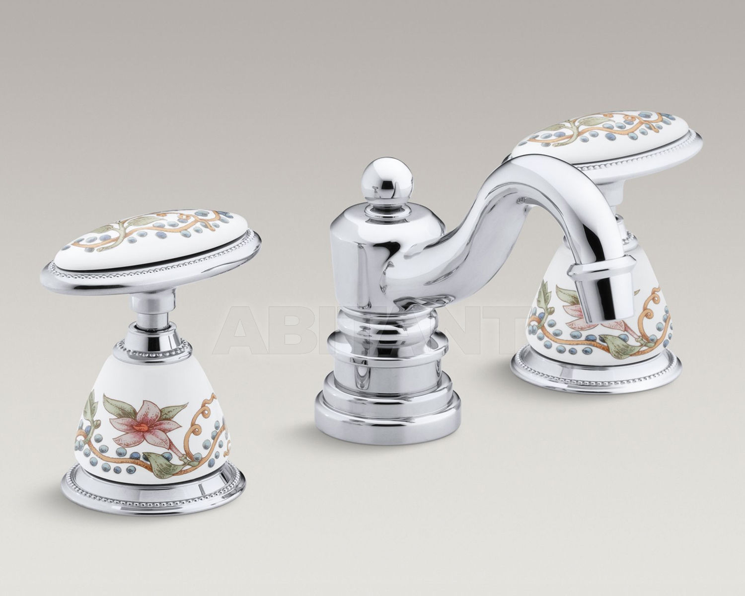 Buy Wash basin mixer English Trellis Kohler 2015 K-280-9B-CP K-258-FL-0