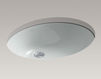 Built-in wash basin Caxton K-2211-K4 Dark gray Built-in wash basin Caxton Kohler 2015 K-2211-K4 Contemporary / Modern