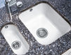 Built-in wash basin CISTERNA 45 Villeroy & Boch Kitchen 6704 01 KR Contemporary / Modern