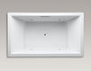 Hydromassage bathtub Underscore Kohler 2015 K-1174-GVBCW-7 Contemporary / Modern