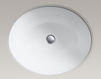 Built-in wash basin Caxton K-2205-0 white Built-in wash basin Caxton Kohler 2015 K-2205-0 Contemporary / Modern