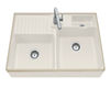 Built-in wash basin DOUBLE-BOWL SINK Villeroy & Boch Kitchen 6323 91 KD Contemporary / Modern