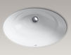 Built-in wash basin Thoreau K-2907-4U-0 white Built-in wash basin Thoreau Kohler 2015 K-2907-4U-0 Contemporary / Modern