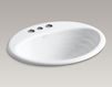 Countertop wash basin Ellington Kohler 2015 K-2906-4-96 Contemporary / Modern