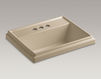 Countertop wash basin Tresham Kohler 2015 K-2991-4-0 Contemporary / Modern