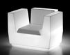 Terrace chair BIG CUT ARMCHAIR Plust LIGHTS 8279 A4182+RED Minimalism / High-Tech