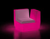 Terrace chair BIG CUT CORNER Plust LIGHTS 8281 A4182+BLUE Minimalism / High-Tech