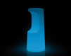 Bar stool FURA Plust LIGHTS 8294 A4364+RED Minimalism / High-Tech