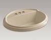 Countertop wash basin Tresham K-2992-4-95 Gray Countertop wash basin Tresham Kohler 2015 K-2992-4-95 Contemporary / Modern