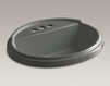 Countertop wash basin Tresham K-2992-4-7 Black Countertop wash basin Tresham Kohler 2015 K-2992-4-7 Contemporary / Modern