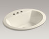 Countertop wash basin Bryant K-2699-4-0 white Countertop wash basin Bryant Kohler 2015 K-2699-4-0 Contemporary / Modern