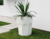 Ornamental flowerpot CUBALIBRE Plust POTS 6223 GRAY Minimalism / High-Tech