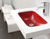 Wall mounted wash basin Une The Bath Collection Resina 0526RJ Contemporary / Modern