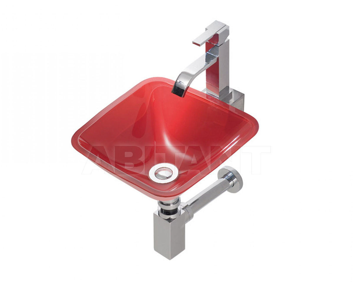 Buy Wall mounted wash basin The Bath Collection Cristal Glass 3013RJ