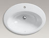 Countertop wash basin Thoreau K-2907-1-0 white Countertop wash basin Thoreau Kohler 2015 K-2907-1-0 Contemporary / Modern