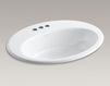Countertop wash basin Thoreau K-2907-4-47 Ivory Countertop wash basin Thoreau Kohler 2015 K-2907-4-47 Contemporary / Modern