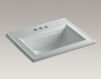 Countertop wash basin Memoirs K-2337-4-G9 Gray Countertop wash basin Memoirs Kohler 2015 K-2337-4-G9 Contemporary / Modern