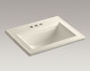 Countertop wash basin Memoirs K-2337-4-G9 Gray Countertop wash basin Memoirs Kohler 2015 K-2337-4-G9 Contemporary / Modern