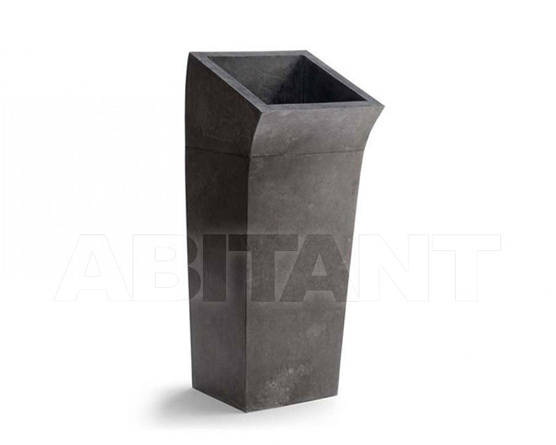Floor mounted wash basin Lungo Square 00359 price on request Buy Floor mounted wash basin Lungo Square The Bath Collection Piedra Stone 00359
