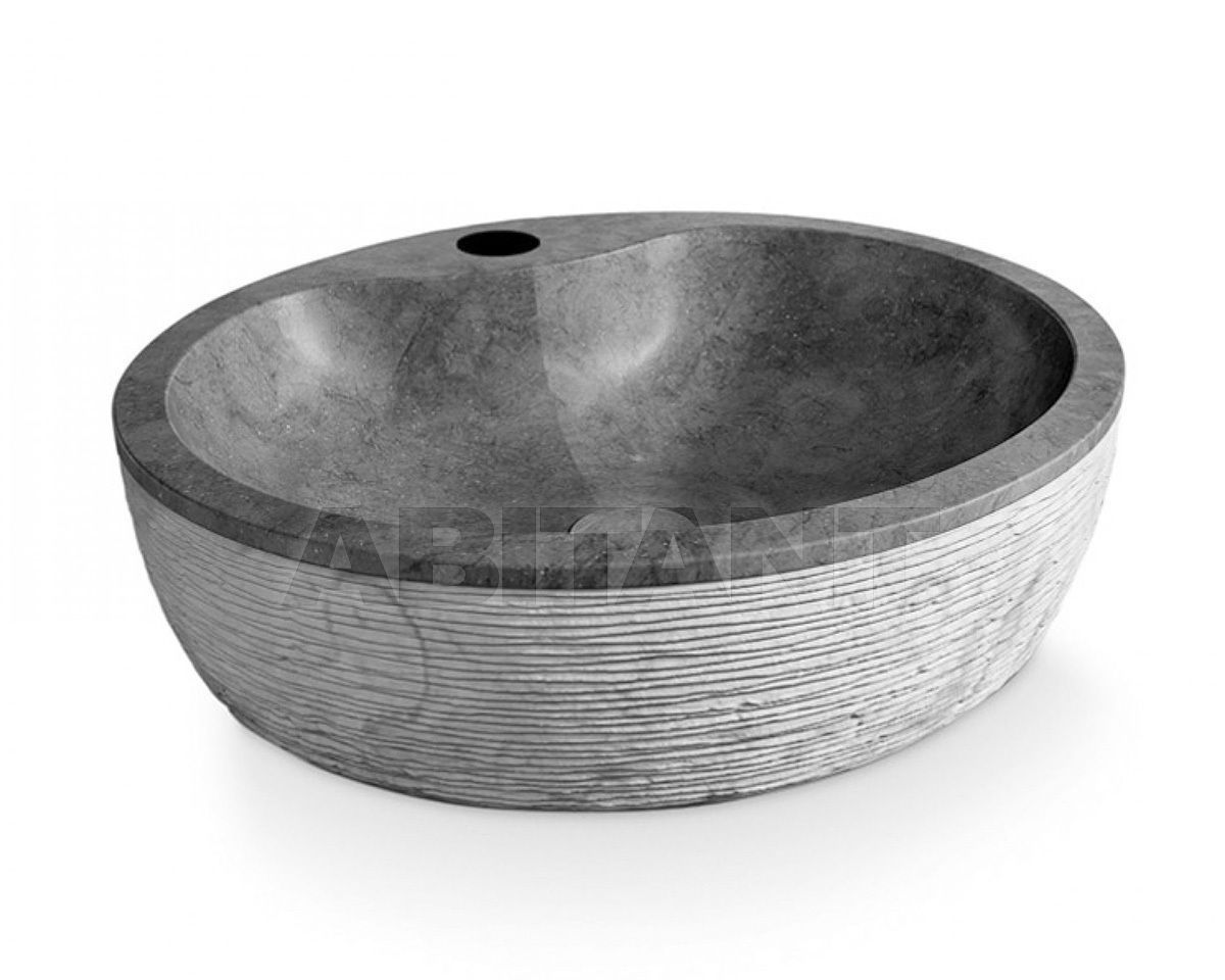 Buy Countertop wash basin Santorini 45 The Bath Collection Piedra Stone 00311