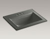 Countertop wash basin Memoirs K-2337-4-K4 Dark gray Countertop wash basin Memoirs Kohler 2015 K-2337-4-K4 Contemporary / Modern