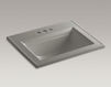Countertop wash basin Memoirs K-2337-4-95 Gray Countertop wash basin Memoirs Kohler 2015 K-2337-4-95 Contemporary / Modern