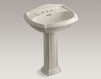 Wash basin with pedestal Portrait K-2221-4-95 Gray Wash basin with pedestal Portrait Kohler 2015 K-2221-4-95 Contemporary / Modern