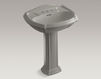 Wash basin with pedestal Portrait K-2221-4-95 Gray Wash basin with pedestal Portrait Kohler 2015 K-2221-4-95 Contemporary / Modern